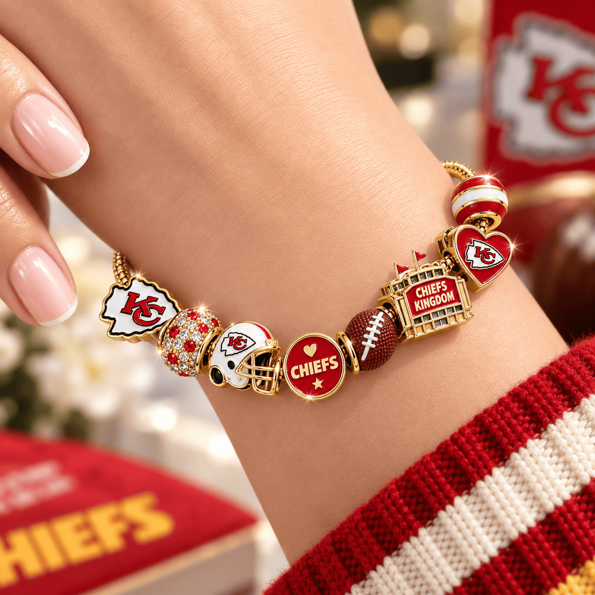 KCC Gold Charm Bracelet Set BMD